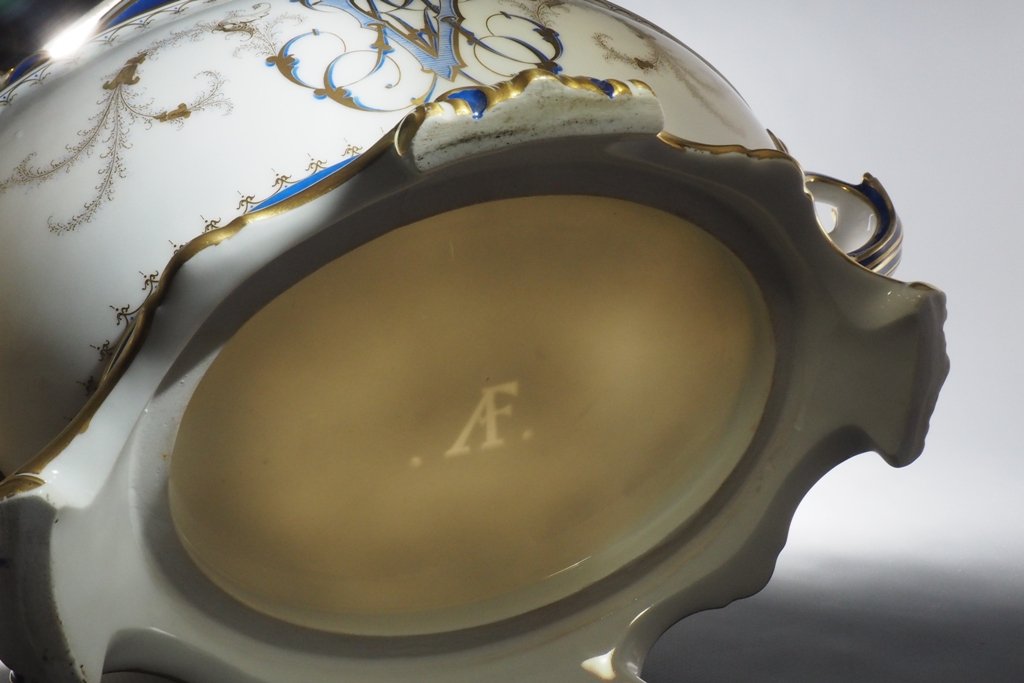  Garniture de cheminée -  porcelaine de Limoges - François Alluaud -  1860-photo-4