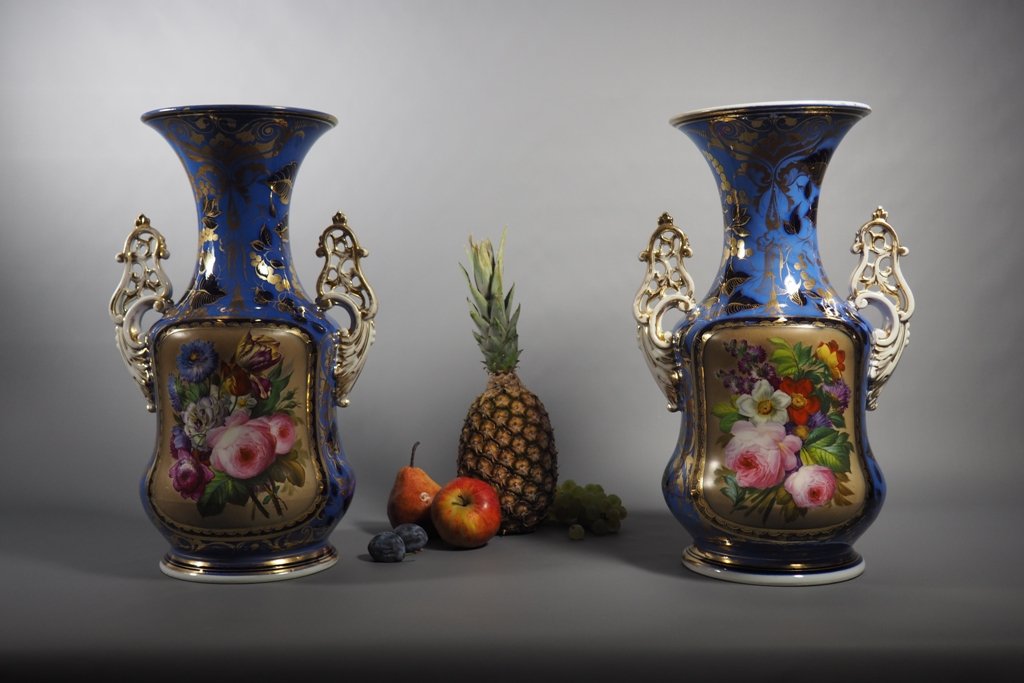 Pair Of Vases Bayeux-photo-2