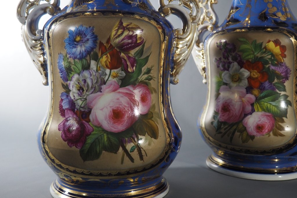 Pair Of Vases Bayeux-photo-1