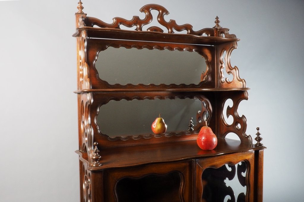 Mahogany Wall Cabinet-photo-1