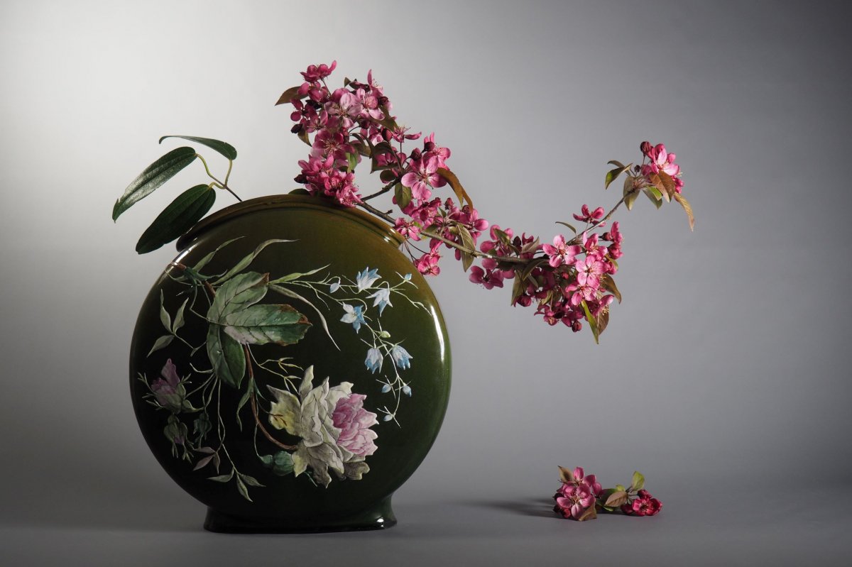 Vase en faïence émaillée 1900-photo-6