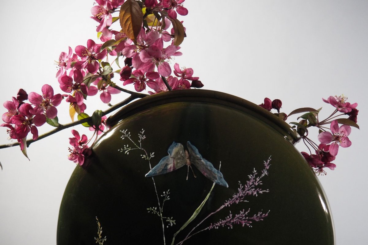 Vase en faïence émaillée 1900-photo-7