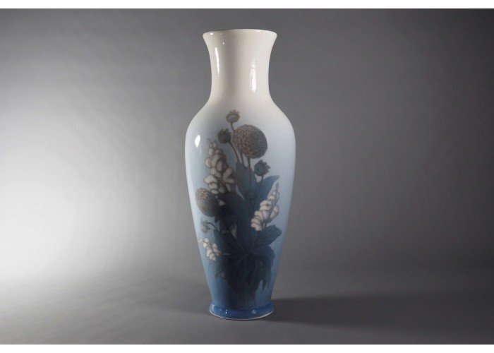 Vase  Royal Copenhagen Porcelain  1925 - Signé Catherine Helene Zernichow-photo-2