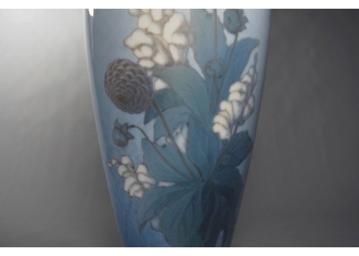 Vase  Royal Copenhagen Porcelain  1925 - Signé Catherine Helene Zernichow-photo-5