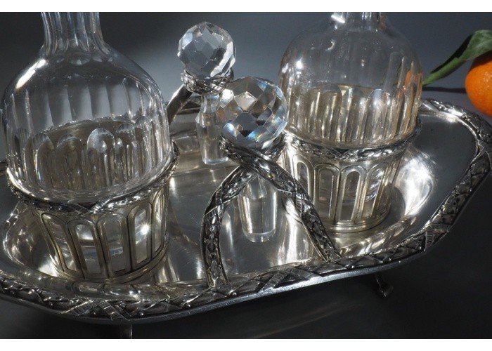 Crystal Condiment Set  Saint-louis-photo-2