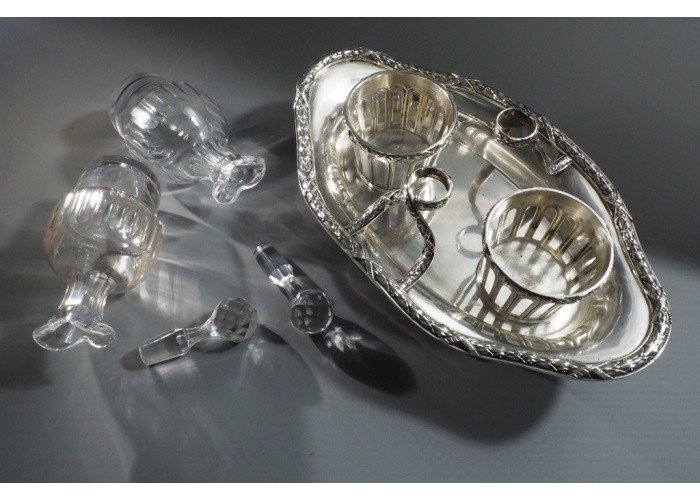 Crystal Condiment Set  Saint-louis-photo-2