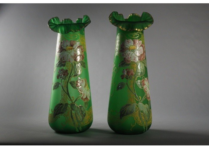 Pair Of Clichy - Pantin Vases-photo-3