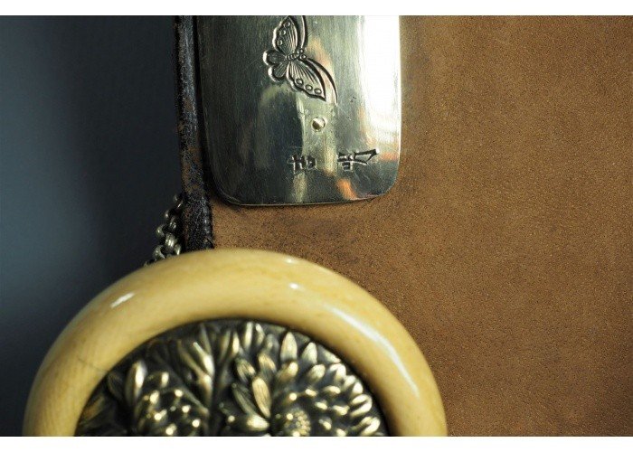 Japon, ère Meiji - Pochette Sagemono - Tabaco-ire-photo-5