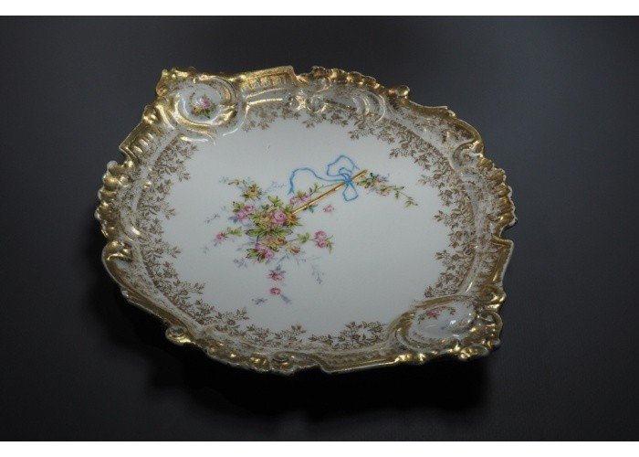 Pair Of Porcelain Plates, Limoges, M. De Mavaleix And Granger-photo-4