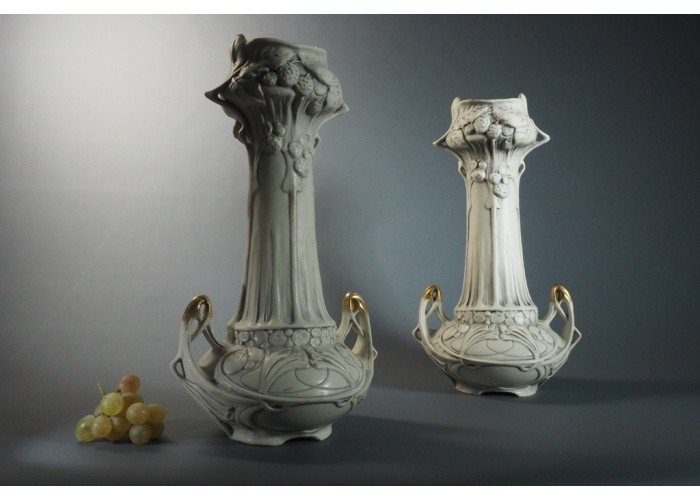 Pair Of Royal Dux Vases - Bohemia-photo-4