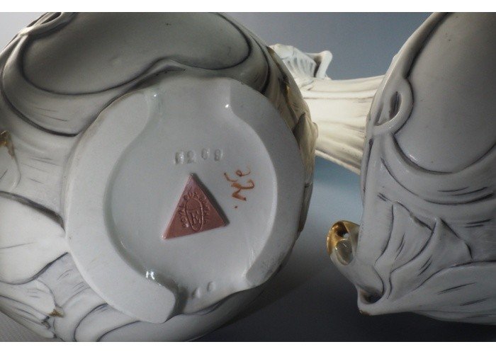 Pair Of Royal Dux Vases - Bohemia-photo-4