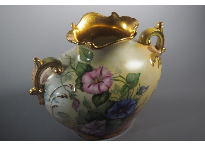 Vase en porcelaine - Jean Pouyat - Limoges-photo-1