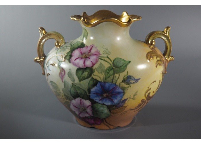 Porcelain Vase - Jean Pouyat -limoges