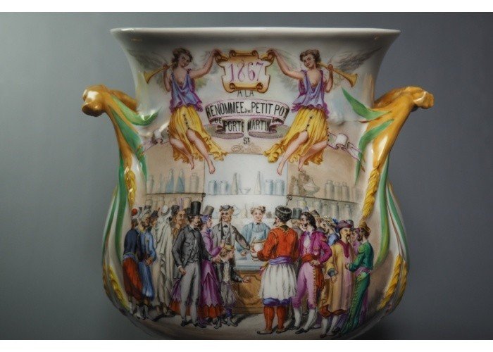 Large Porcelain Vase From Choisy Le Roi