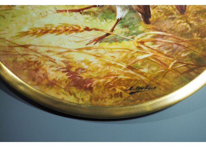Pair Of Limoges Porcelain Decorative Plates - Dubois-photo-5