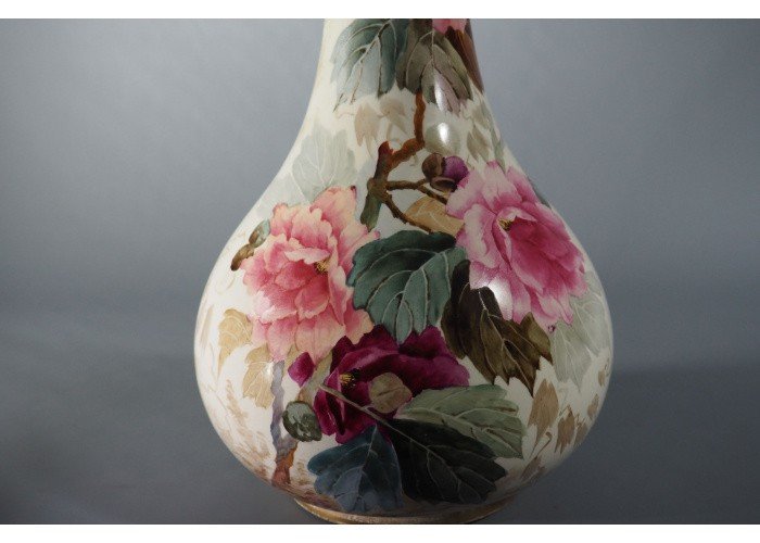 Grand vase en porcelaine  Royal Bonn   Franz Anton MEHLEM
