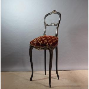 Napoleon III Style Louis XV Fleur-de-lis High Chair      