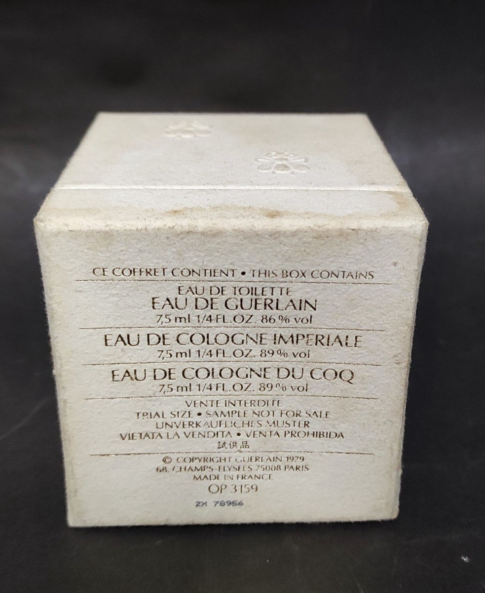 Lot Flacon Et Miniature Eau De Parfum Toilette Guerlain Mitsouko Eau De Cologne Impériale -photo-1