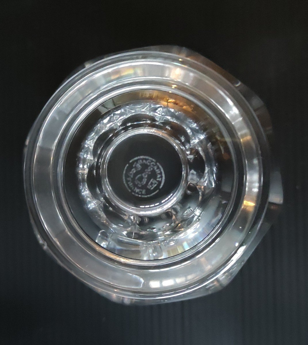 Flacon De Parfum + Boite De Toilette Cristal Baccarat Modele Harcourt Malmaison-photo-2