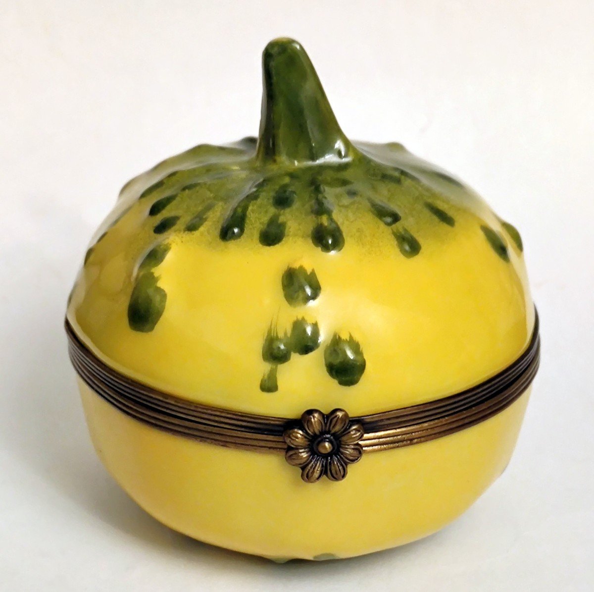 2 Bergere Shape Pill Box + Porcelain Bag Limoges Decorator G.r.  Ribierre-photo-6