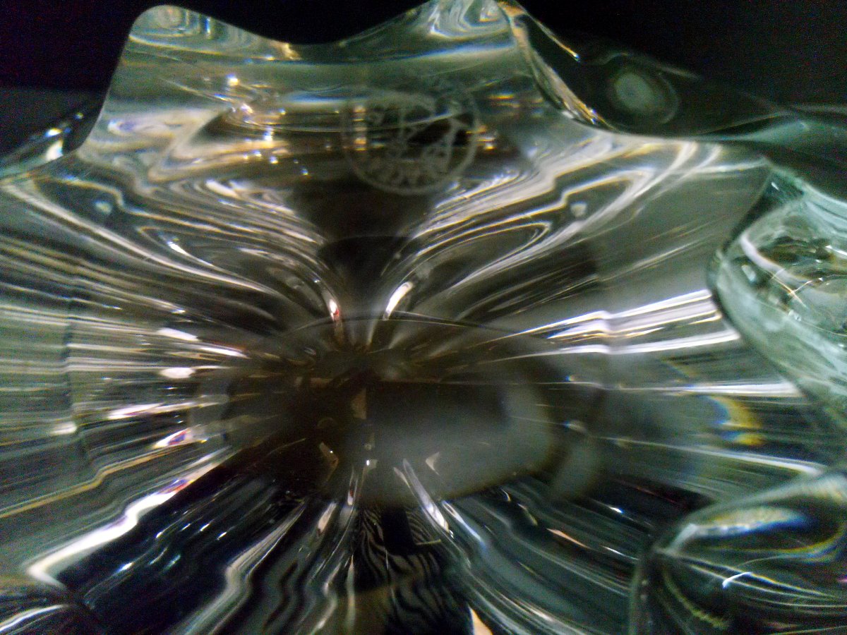 Fruit Bowl, Starfish-shaped Baccarat Crystal, France-photo-3