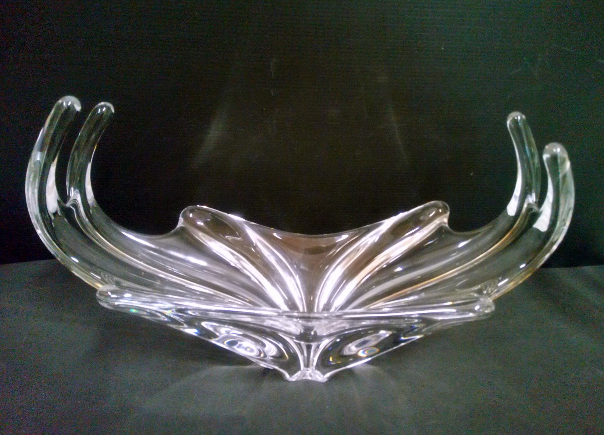 Fruit Bowl, Starfish-shaped Baccarat Crystal, France