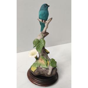 Statue Oiseau Indigo Bunting Porcelaine Edward Marshall Boehm 400-33 U.s.a
