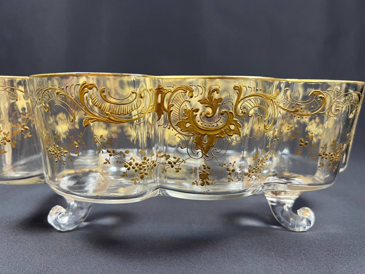 Louis XV Style Crystal Planter - Cristallerie De Clichy - Catalog 1889-1890-photo-1