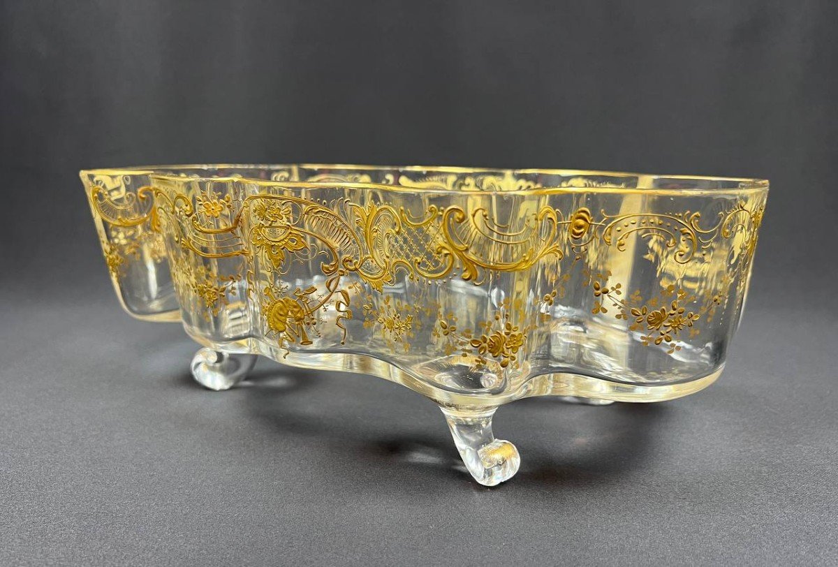 Louis XV Style Crystal Planter - Cristallerie De Clichy - Catalog 1889-1890-photo-5