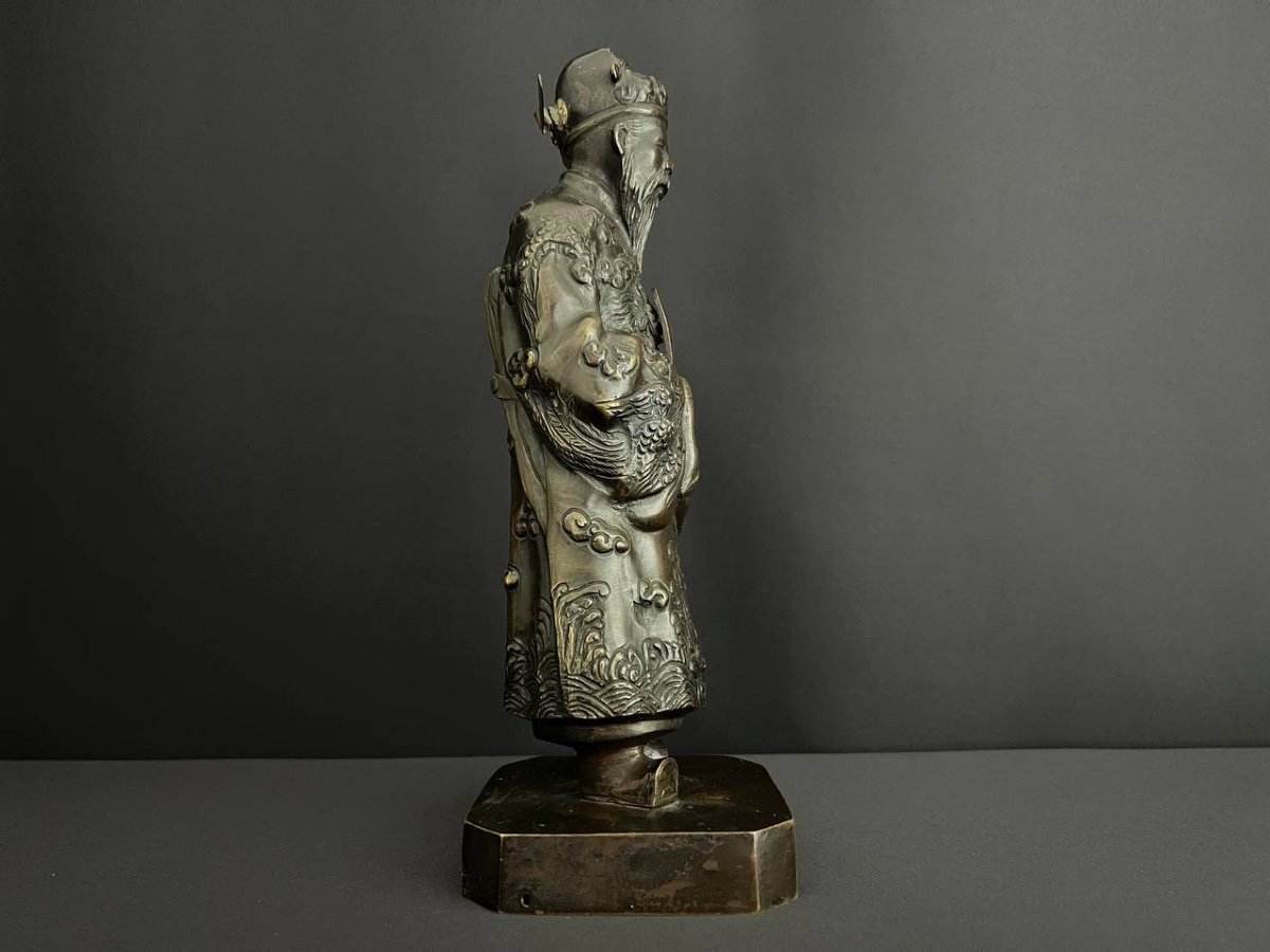 China, Vietnam 20th Century, Bronze Statue-photo-5
