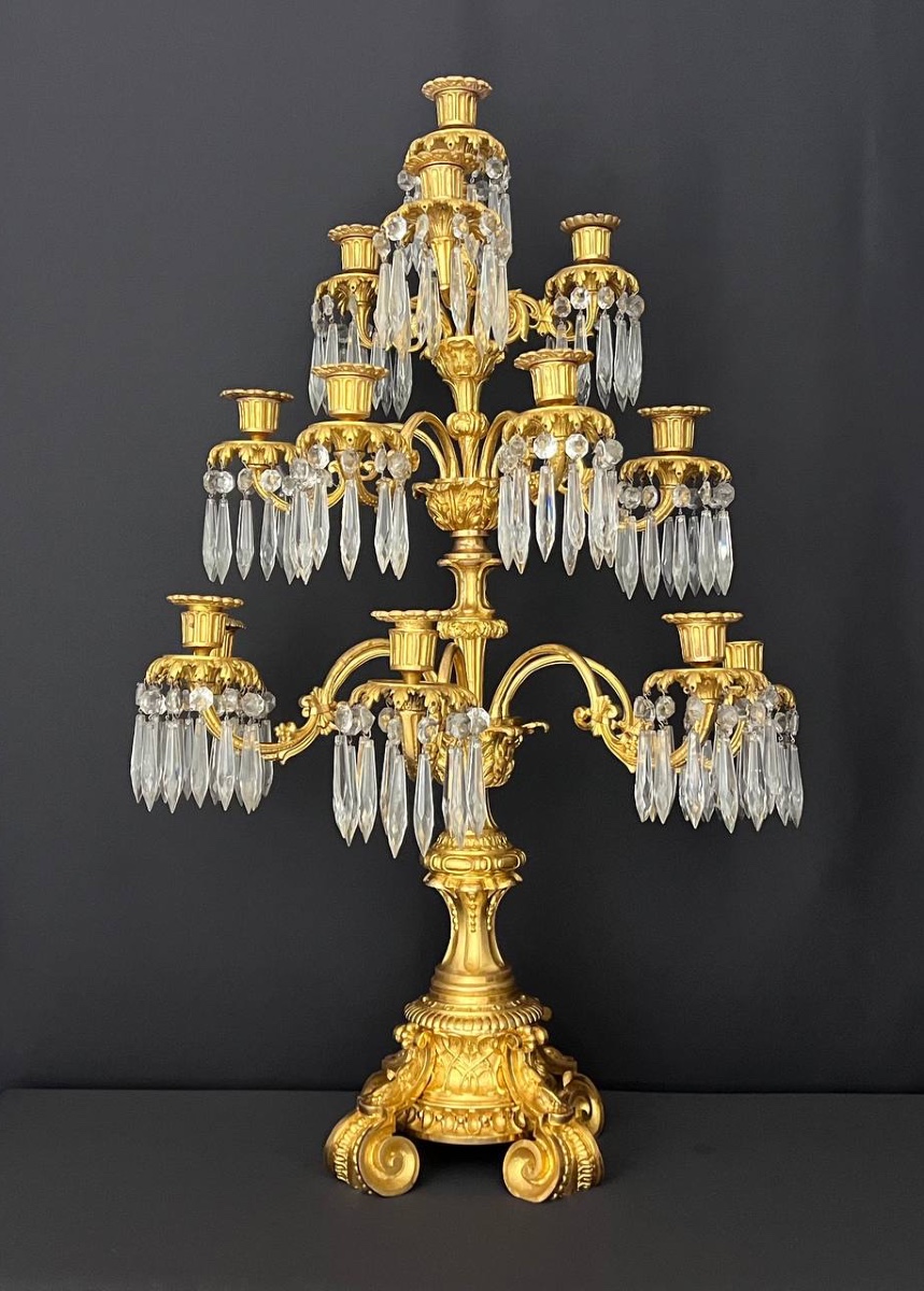 Grand Candélabre Français D’époque XIXe Siècle 