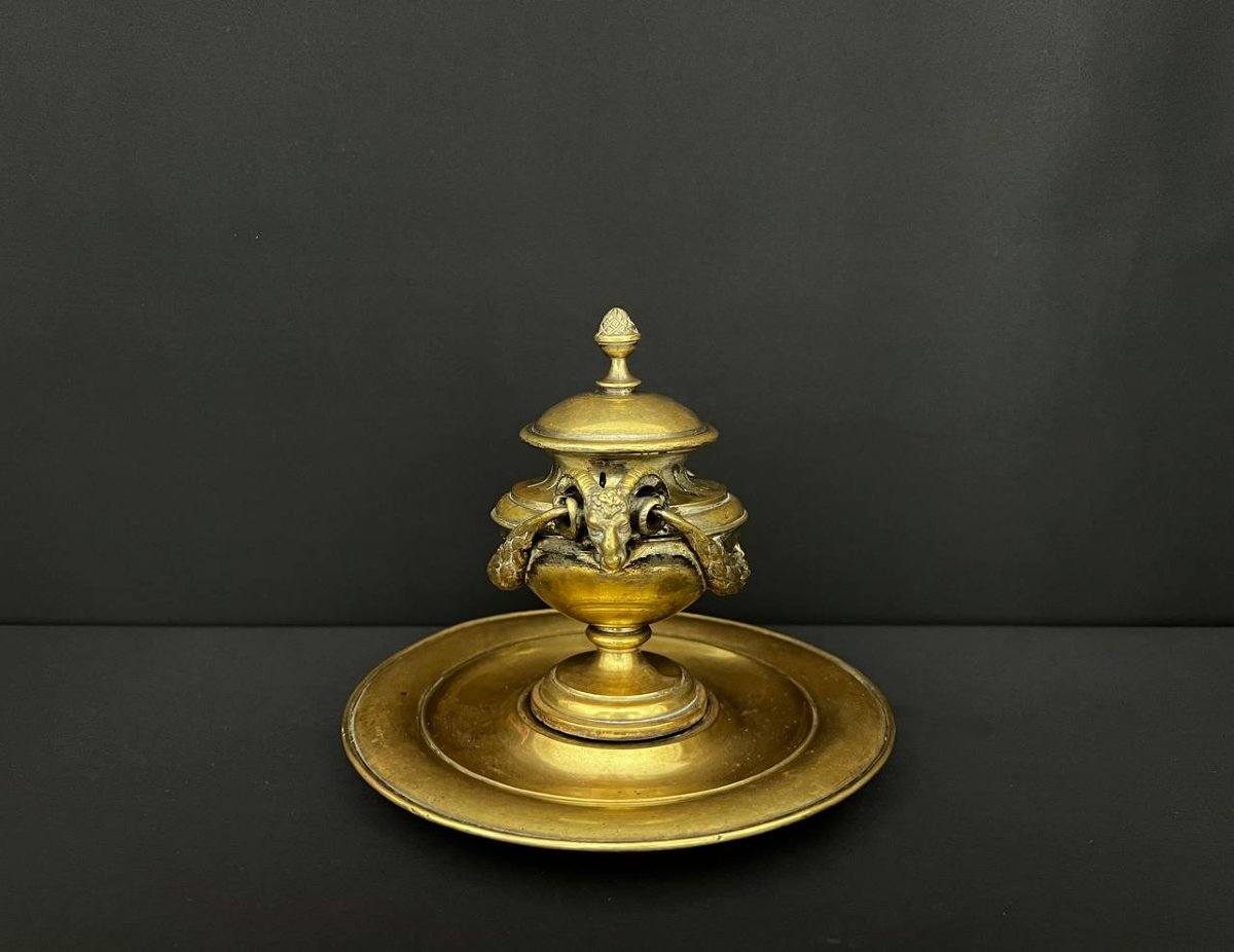 Bronze Inkwell, Louis XVI Style – 19th Century-photo-1