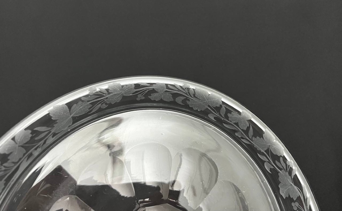 Service de toilette en cristal gravé – attribué à Baccarat, vers 1925-photo-3
