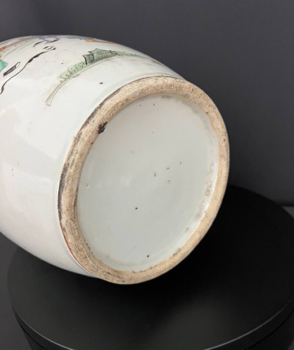 Porcelain Baluster Vase, China, Republic Period -photo-8