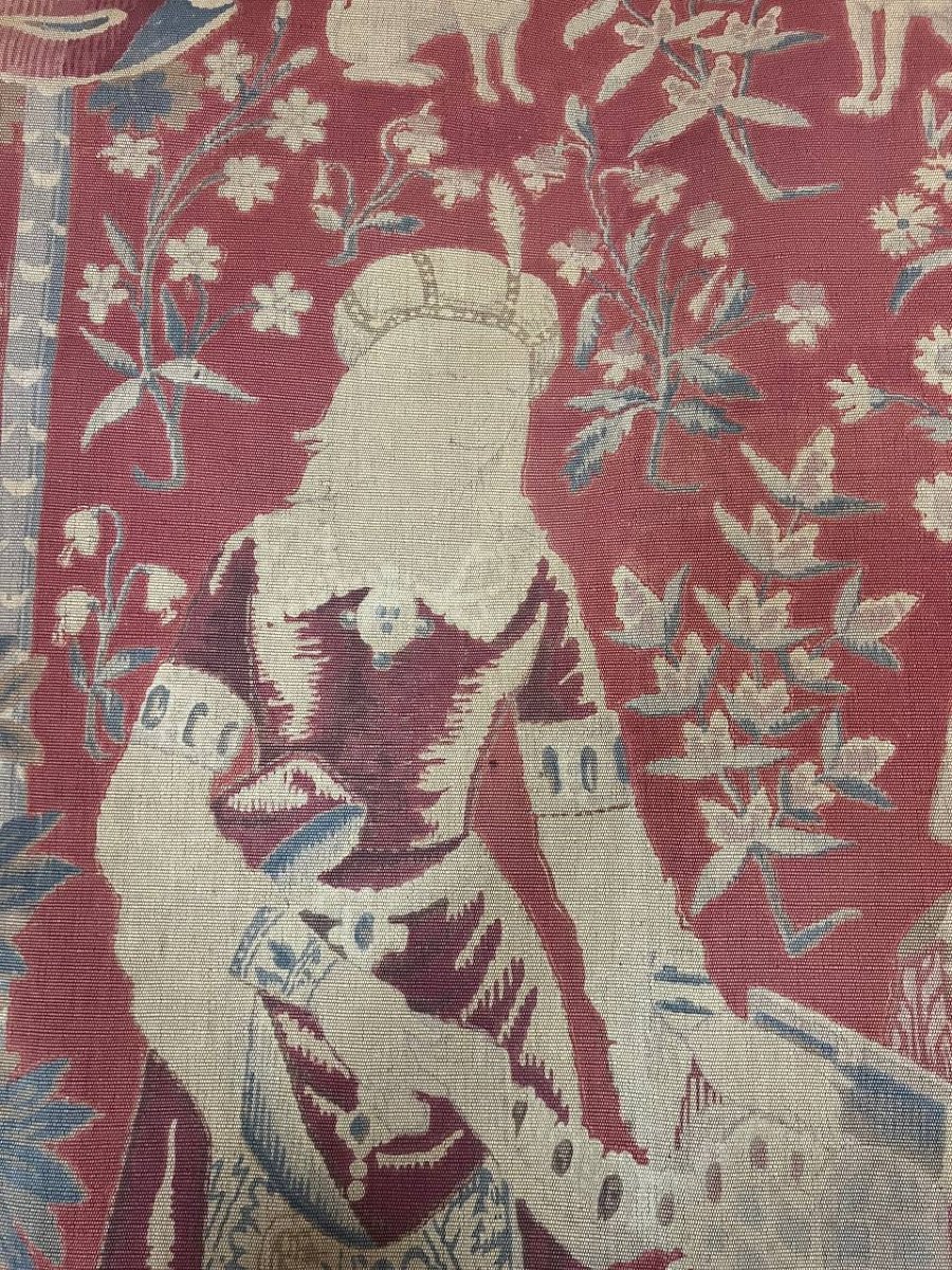 Large Tapestry “the Lady And The Unicorn” – “to My Only Desire”-photo-2