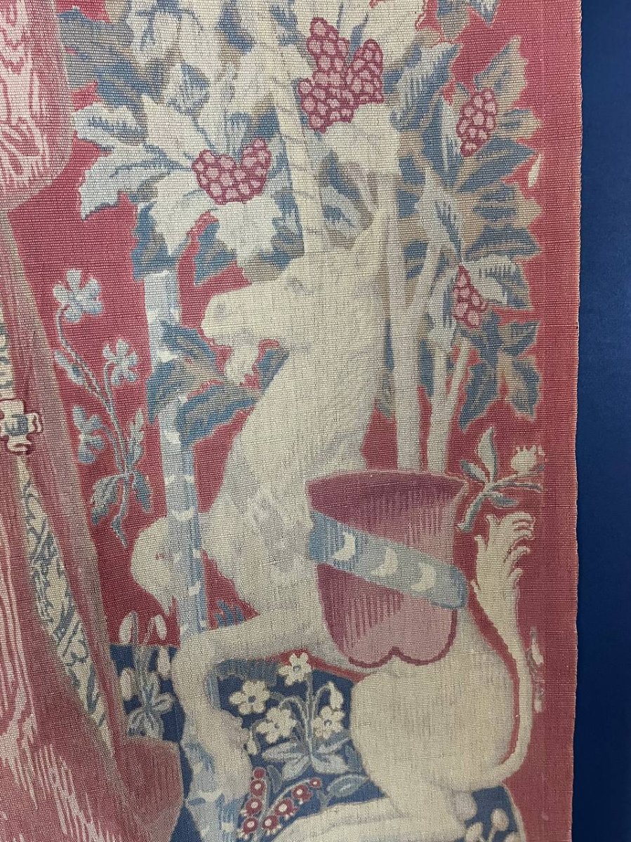 Large Tapestry “the Lady And The Unicorn” – “to My Only Desire”-photo-6