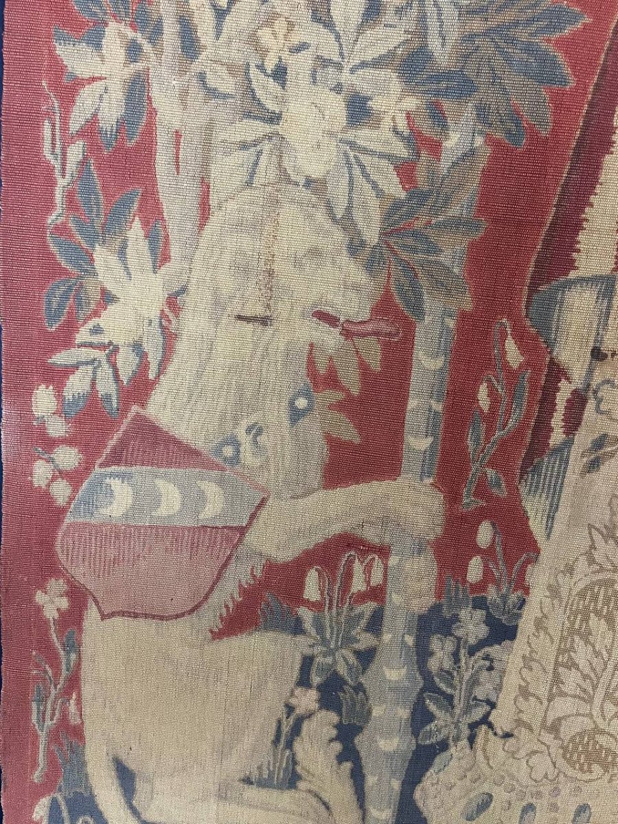 Large Tapestry “the Lady And The Unicorn” – “to My Only Desire”-photo-7