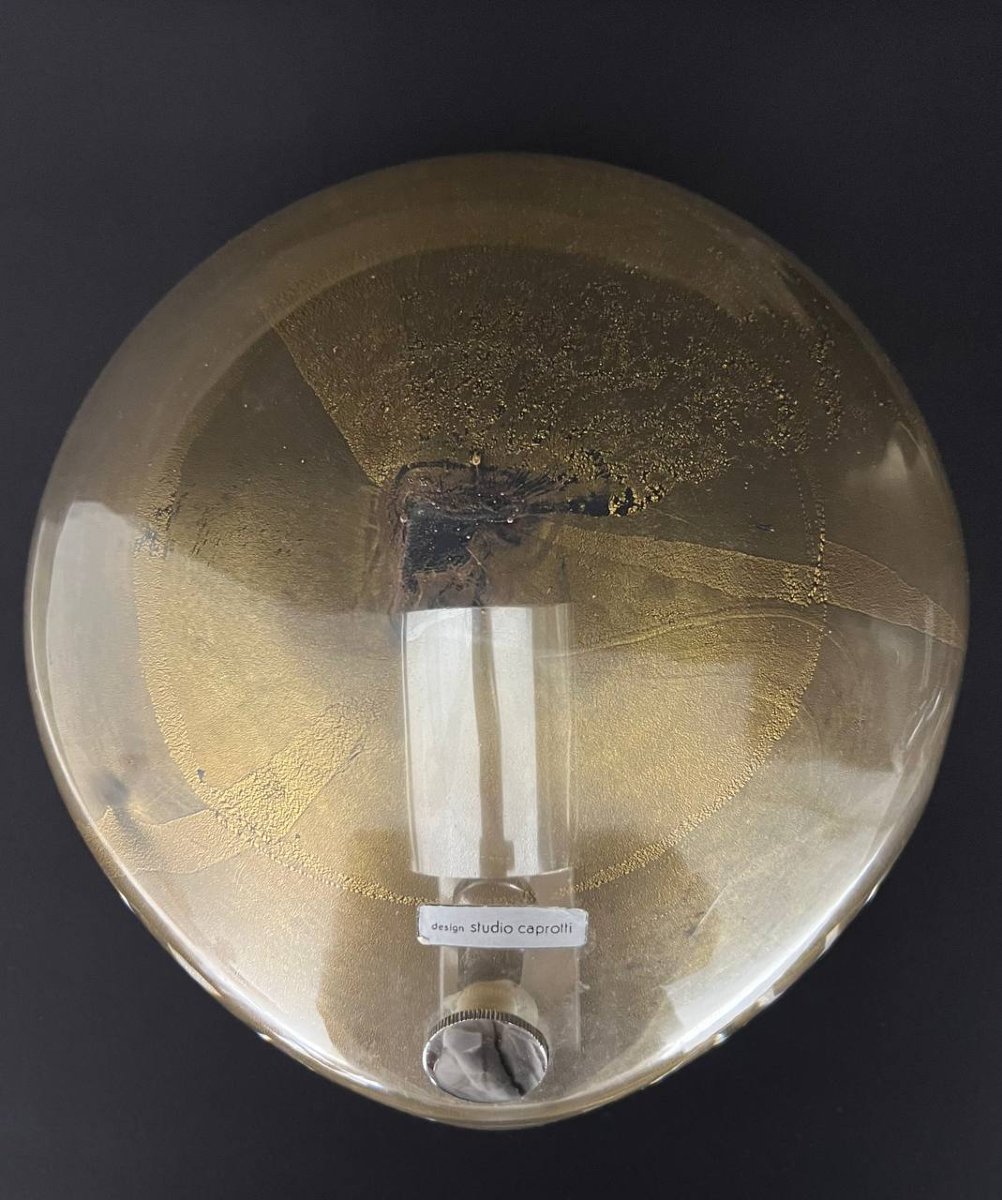 Pair Of Designer Murano Glass Wall Lights – Studio Caprotti-photo-1