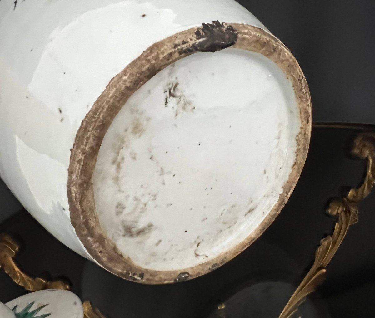 Pot couvert en porcelaine de Chine, famille verte, période République-photo-6