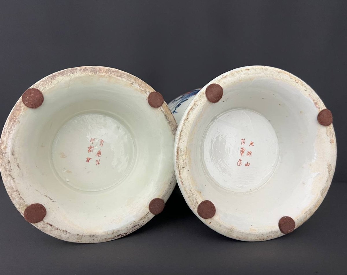 Pair Of Japanese Porcelain Vases, Arita-photo-1