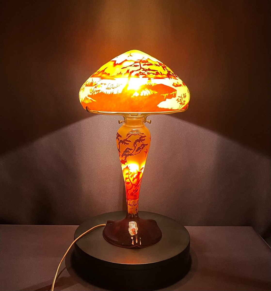 Odéon Shanghai Lamp In Multi-layered Glass – La Rochère – Polychrome Asian Decoration-photo-4