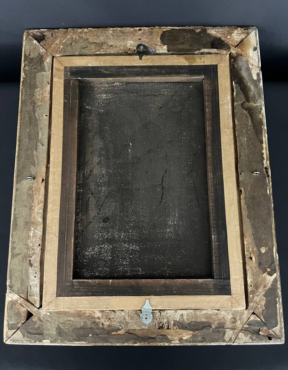 Portrait Of A Young Woman, Oil On Canvas, European School, 19th Century-photo-6