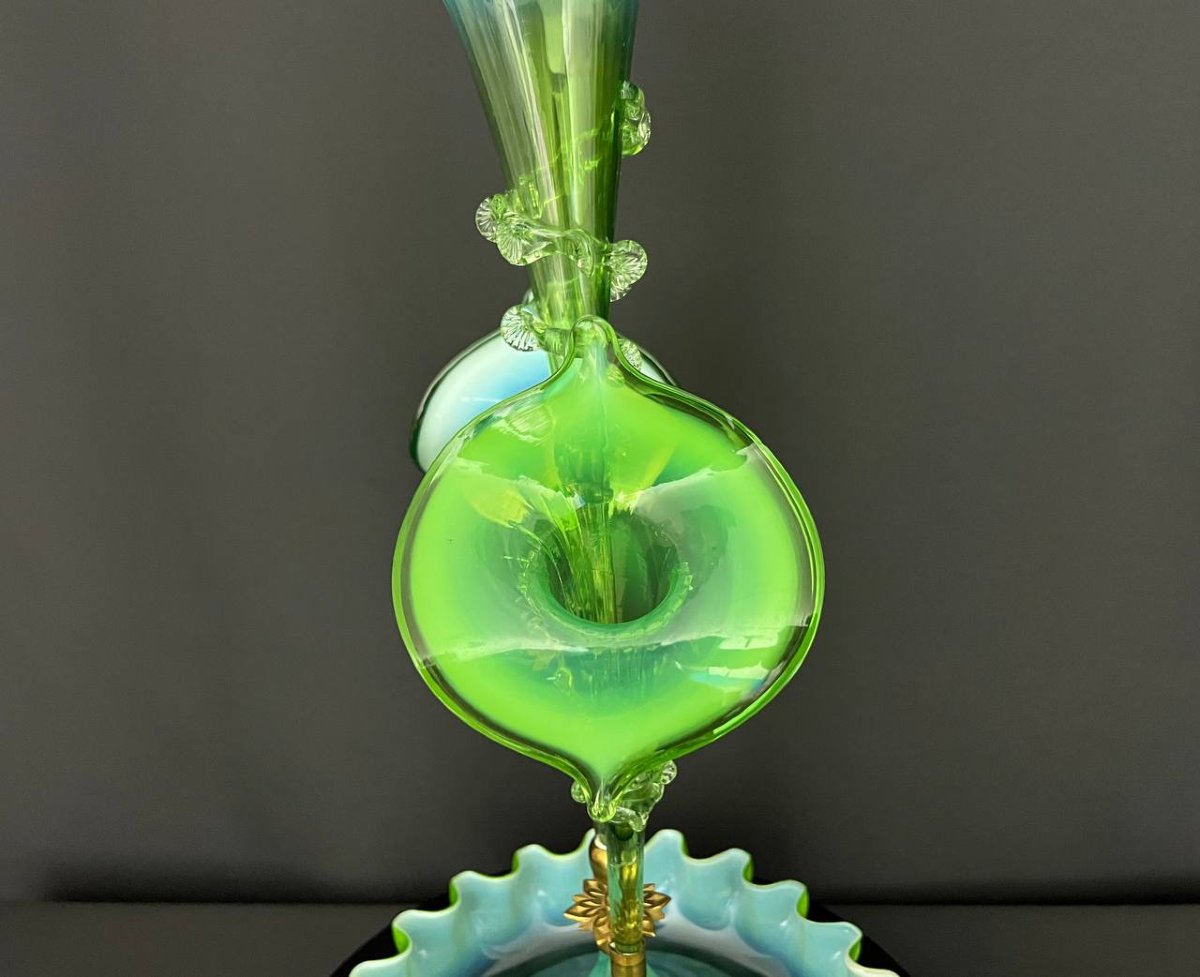 Large Table Thrift Store – Art Nouveau Style-photo-6