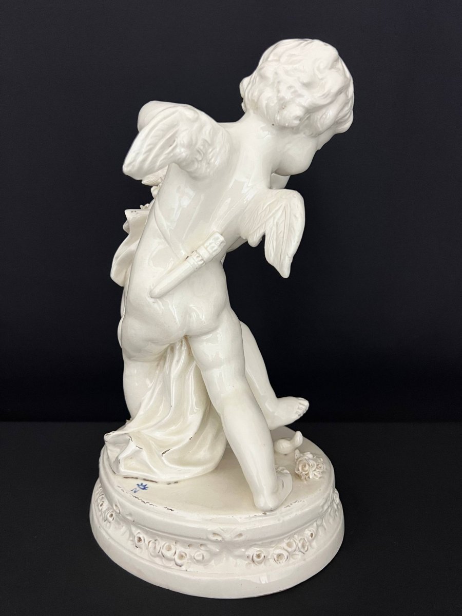 Capodimonte Porcelain Group – Two Winged Putti -photo-1