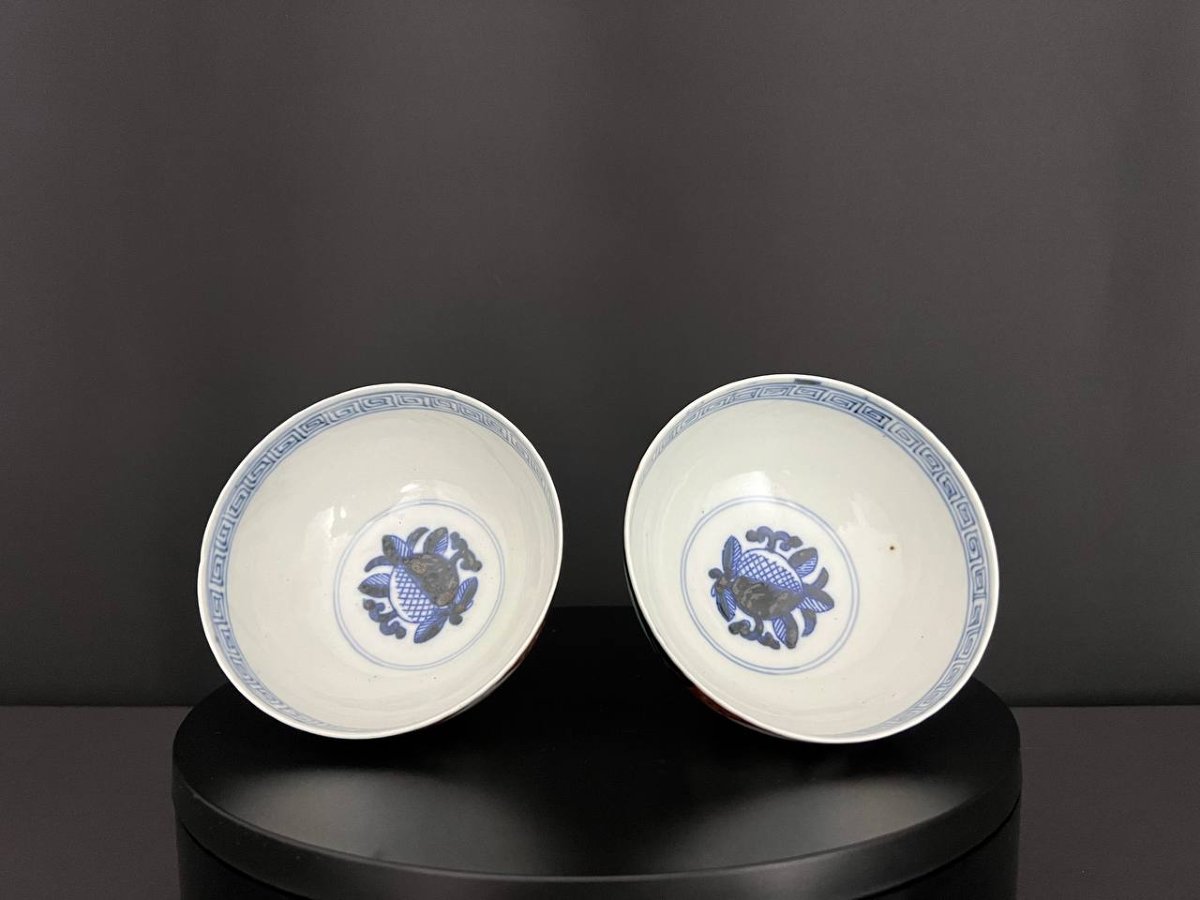 Pair Of Imari Porcelain Potpourri Jars Mounted In Bronze, Japan, 19th Century-photo-2