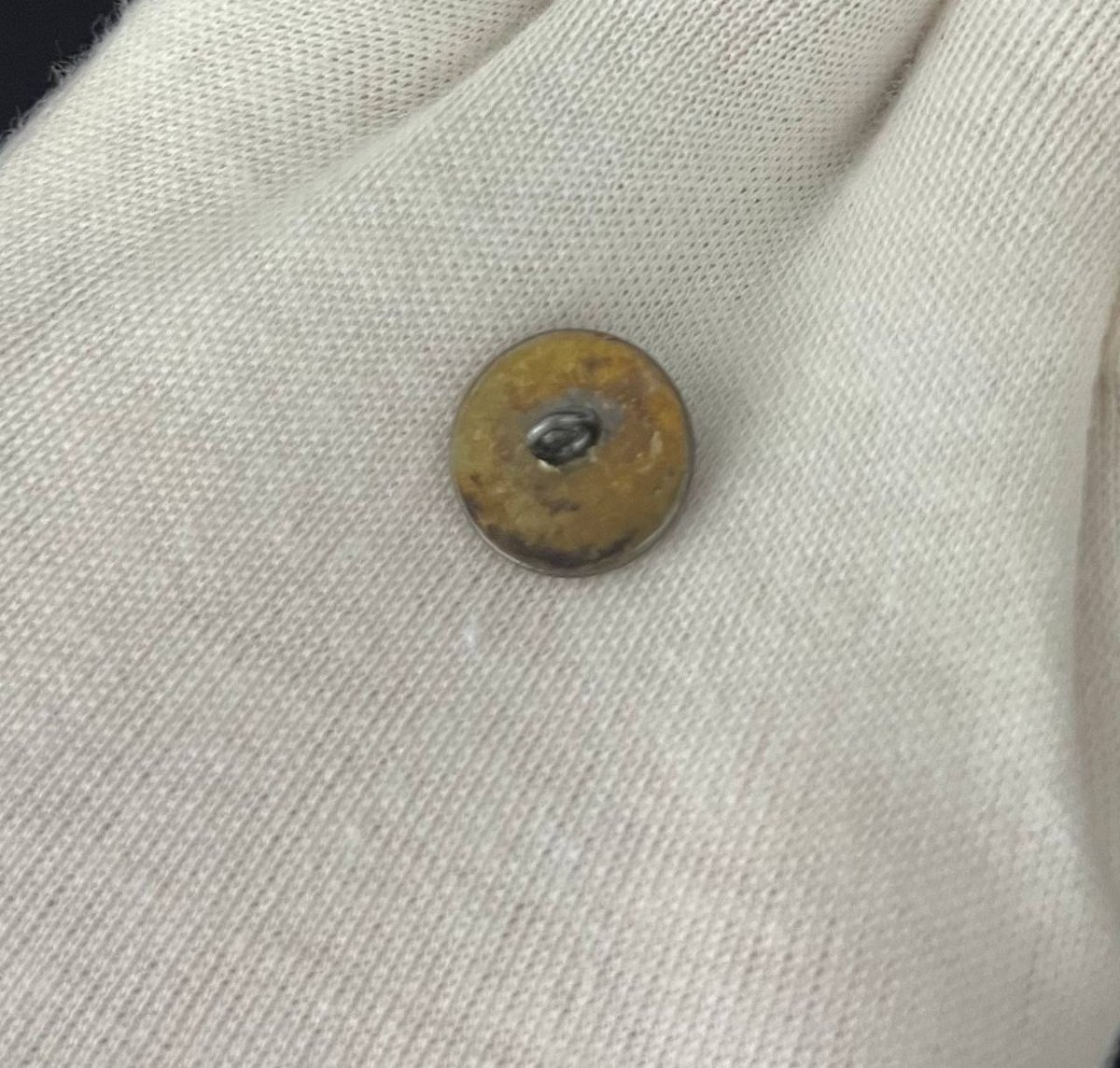 Green Guilloché Enamel Cufflinks And Breastplate Buttons, Belle époque Art Nouveau-photo-3