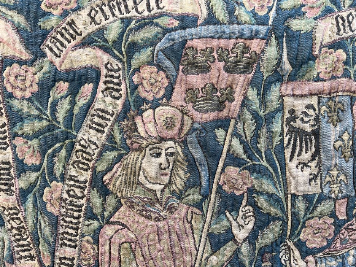 Tapisserie murale – style médiéval – manufacture française-photo-4