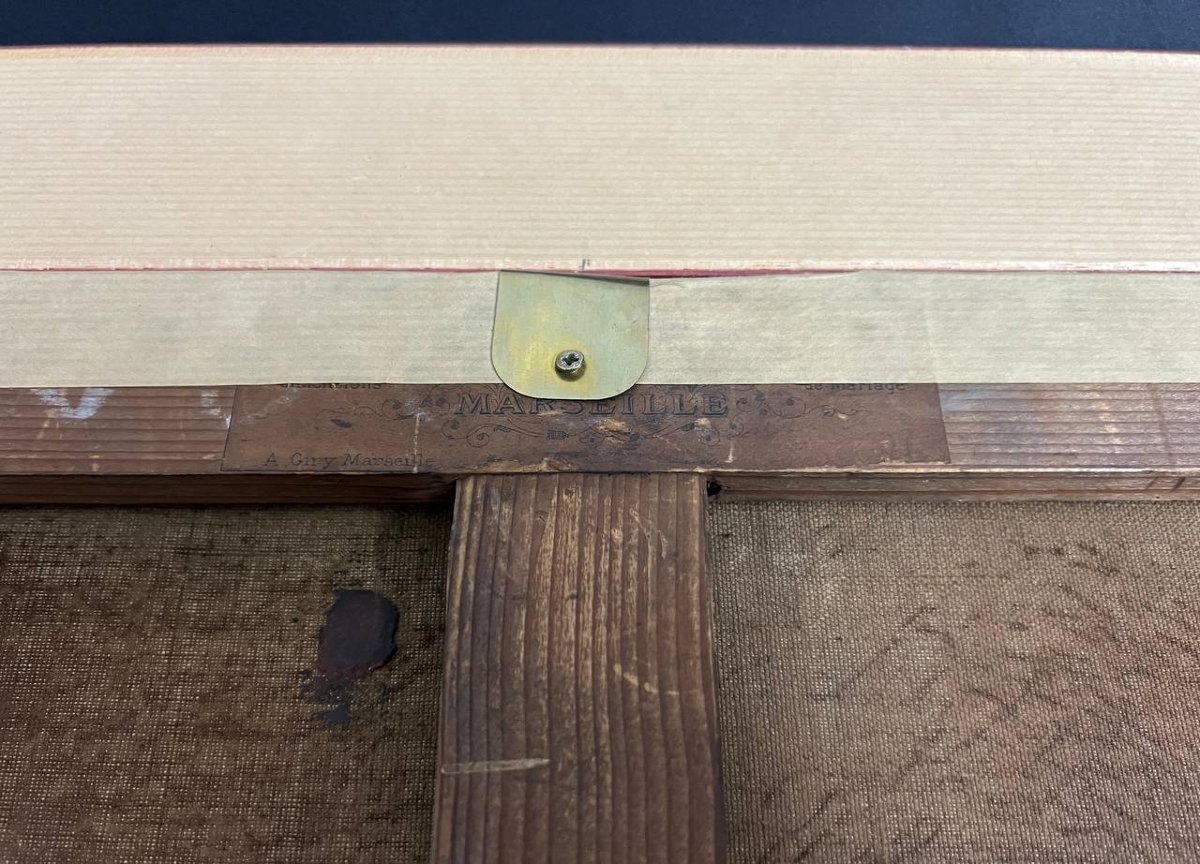 Huile sur toile, nature morte aux fleurs. Lillie Honnarat 1888-photo-7