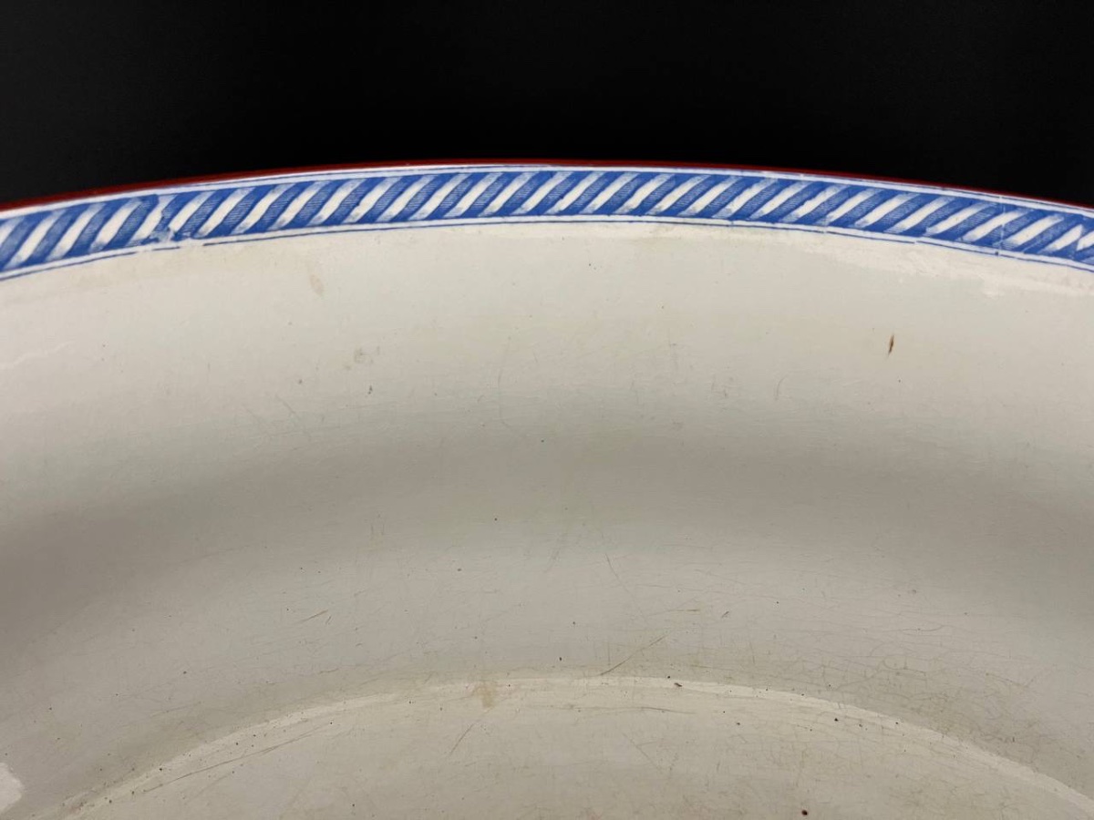 Large Oval Planter In English Earthenware, Late 19th Century-photo-3