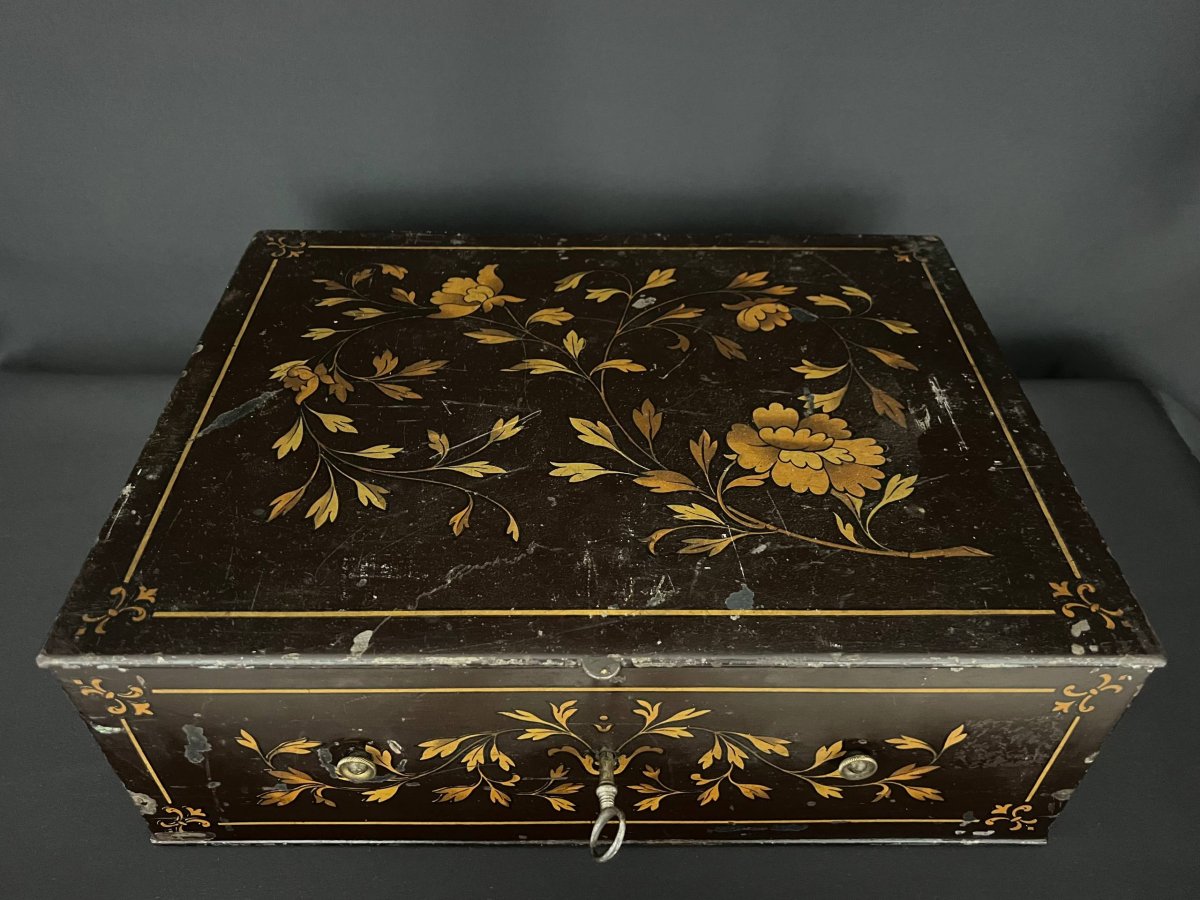 Coffre-fort ancien Fichet à Paris à double sécurité.-photo-4